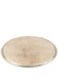 WERKSTATT:MÜNCHEN oval silver tray (19cm) - Gold