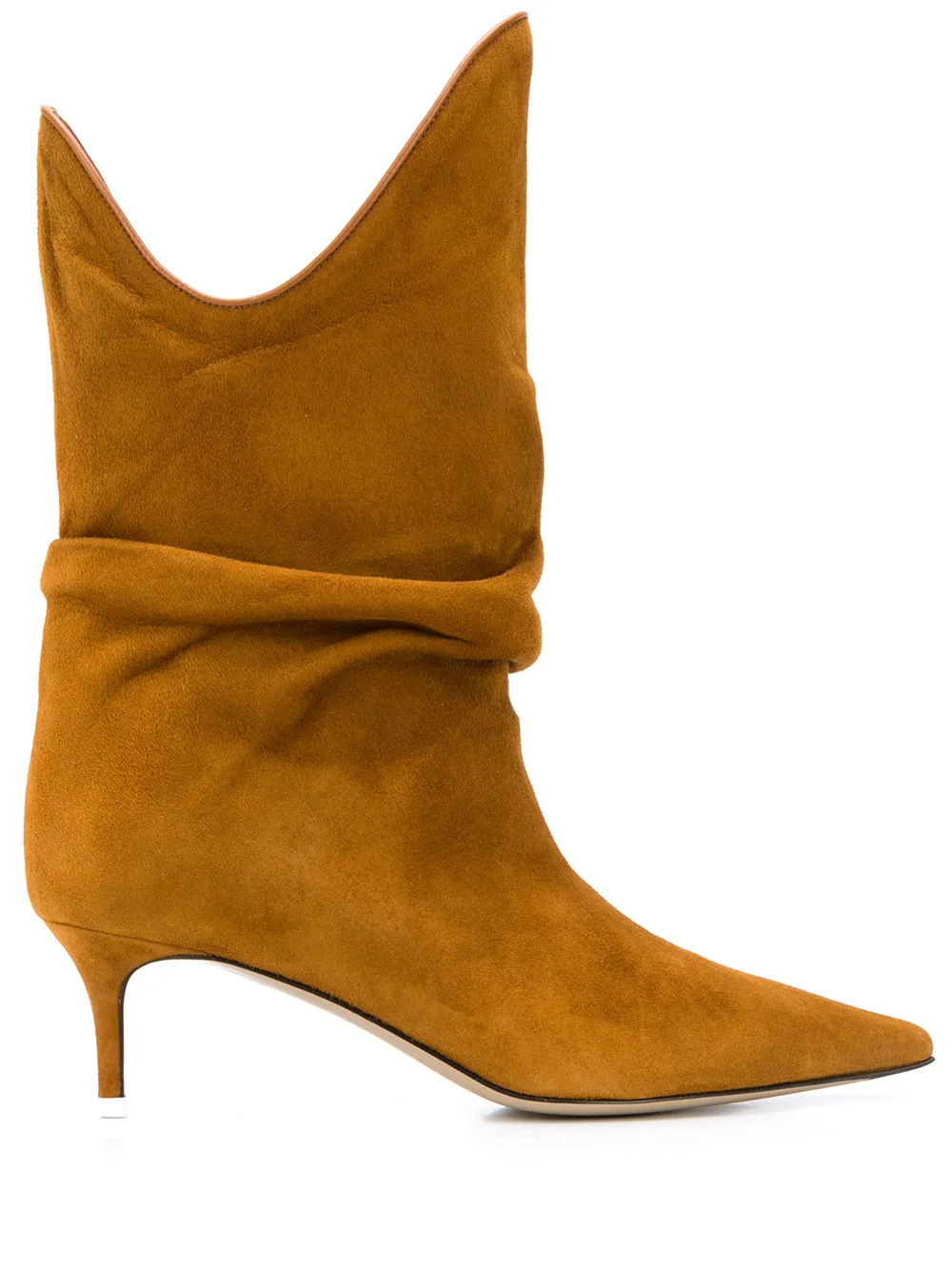 suede ankle boots low heel