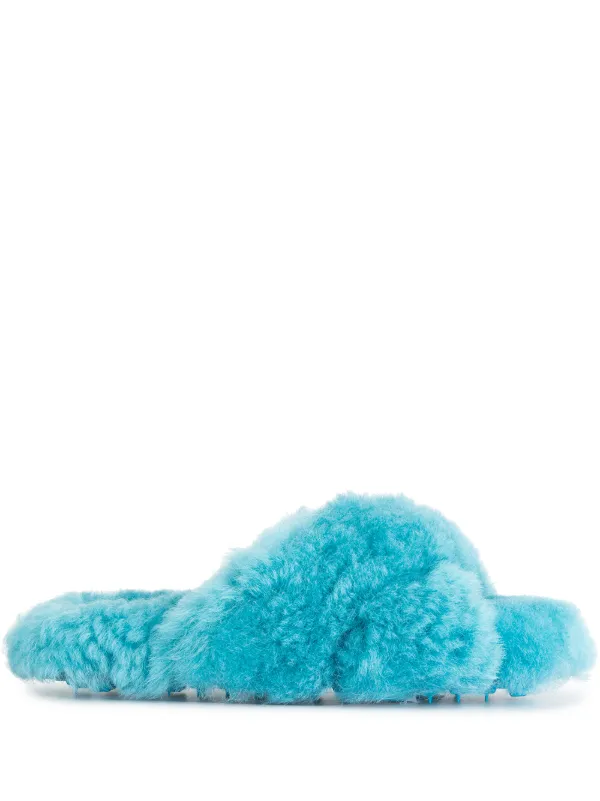 fluffy white slides