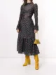 Image 2 of Erdem polka dot ruffed blouse