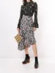 Image 2 of Erdem floral asymmetric skirt