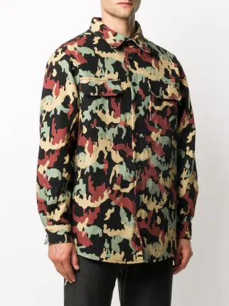 camouflage print shirt展示图