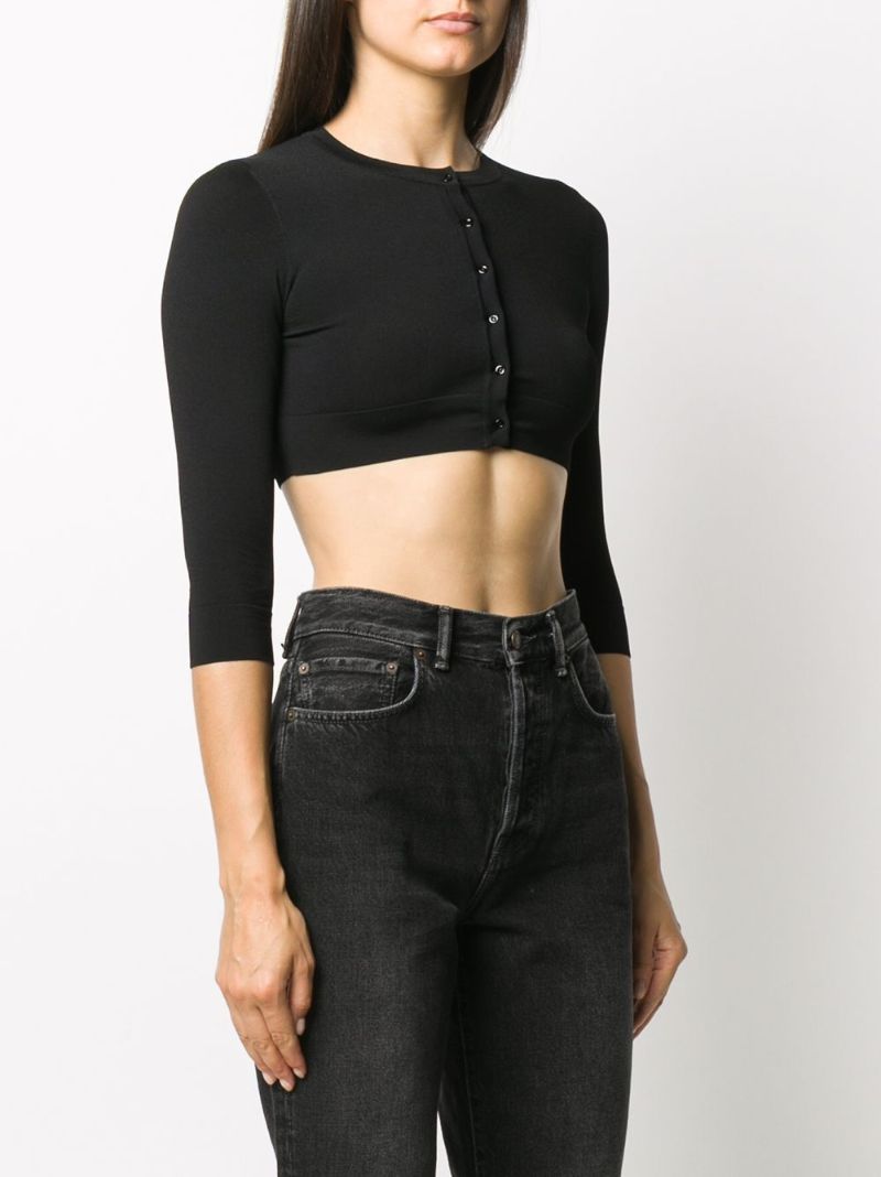 alaia cropped cardigan