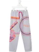 Image 1 of Kenzo Kids logo motif print track pants