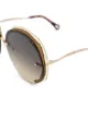 Chloé Eyewear نظارة شمسية بإطار مستدير كبير