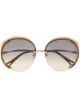الصورة 1 من Chloé Eyewear نظارة شمسية بإطار مستدير كبير