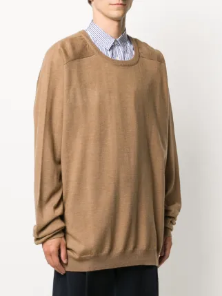 oversized long-sleeve jumper展示图