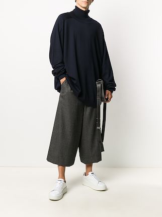 oversized roll-neck jumper展示图