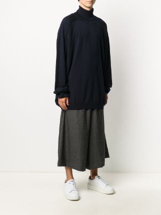 oversized roll-neck jumper展示图