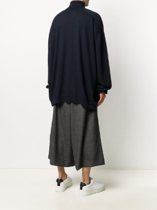 oversized roll-neck jumper展示图