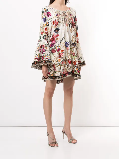 Camilla Fairy Godmother-print Silk Dress - Farfetch