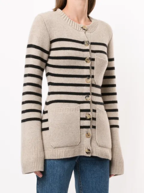 Khaite striped cardigan Clearance