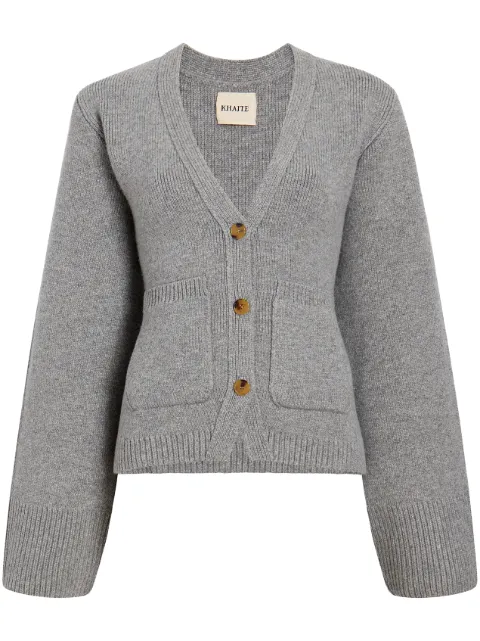 KHAITE The Scarlet cashmere-blend cardigan