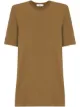 Image 1 of Frankie Shop Sean padded shoulder T-shirt dress