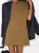 Image 2 of Frankie Shop Sean padded shoulder T-shirt dress