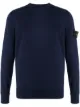 Image 1 of Stone Island logo patch jumper
