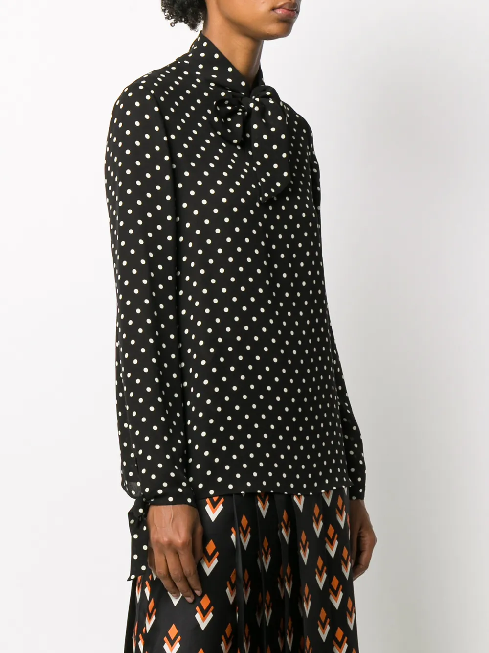 Valentino Garavani Blouse met stippen Zwart