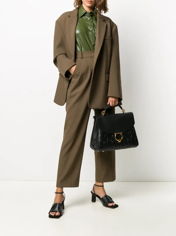 margot leather tote