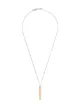 Image 1 of Maison Margiela logo-pendant chain necklace