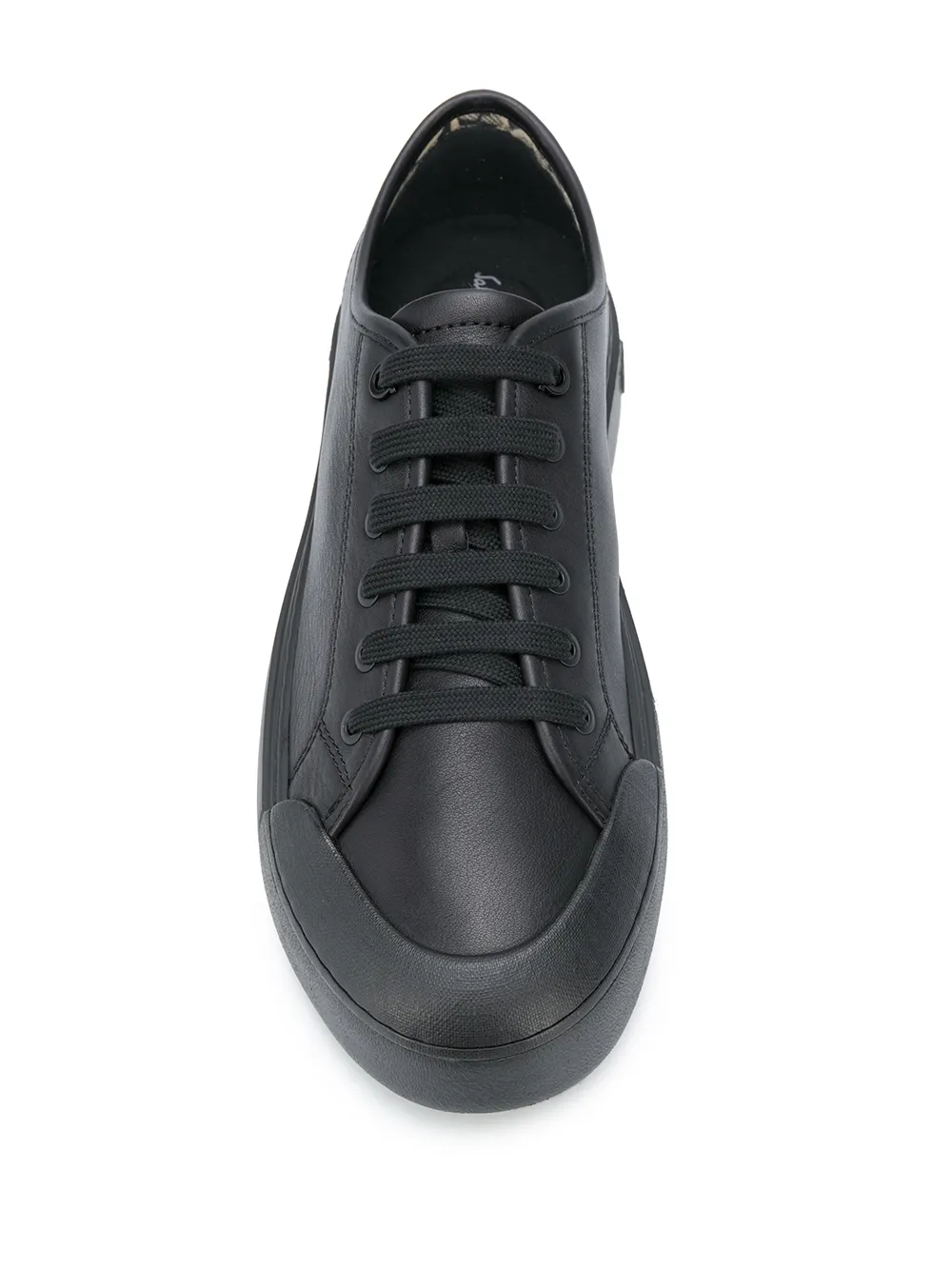 Ferragamo Gancio low-top sneakers Zwart