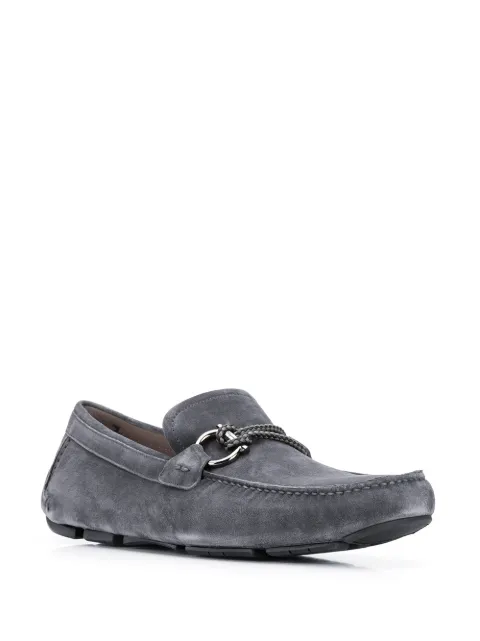 gancini driver moccasin suede
