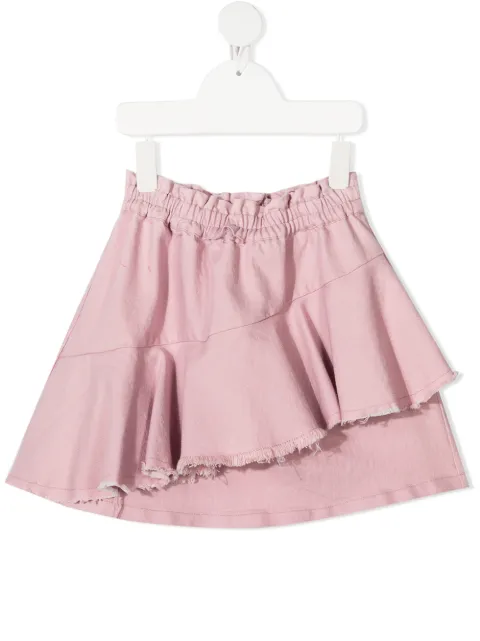 Andorine destroyed draped skirt