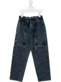 Andorine stonewashed jogging-style jeans - Blue
