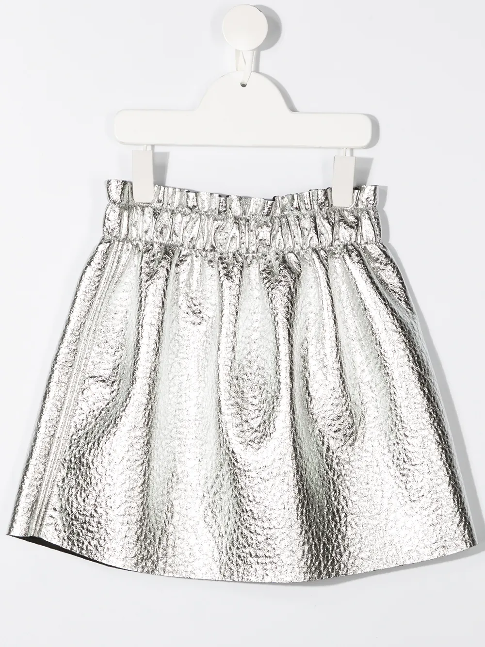 Andorine Metallic wikkelrok - Zilver