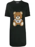 Moschino sequin teddy sweatshirt dress - Black