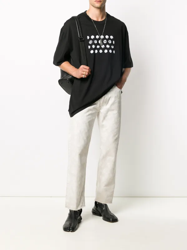 acid wash straight leg jeans