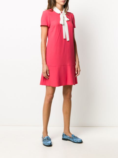 red valentino shift dress