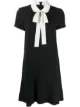 Image 1 sur RED Valentino robe courte à détail de nœud