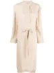 Image 1 of Maison Flaneur long-sleeved tie waist dress