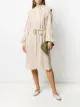Image 2 of Maison Flaneur long-sleeved tie waist dress