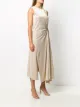 LANVIN sleeveless draped dress