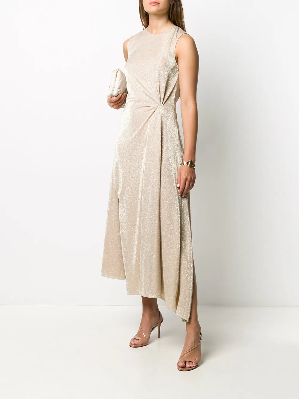 Image 2 of LANVIN sleeveless draped dress