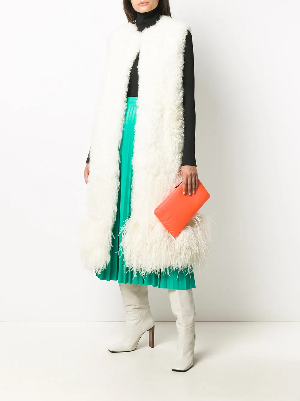 Prada Lammy coat - Wit