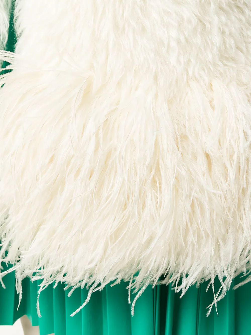 Prada Lammy coat Wit