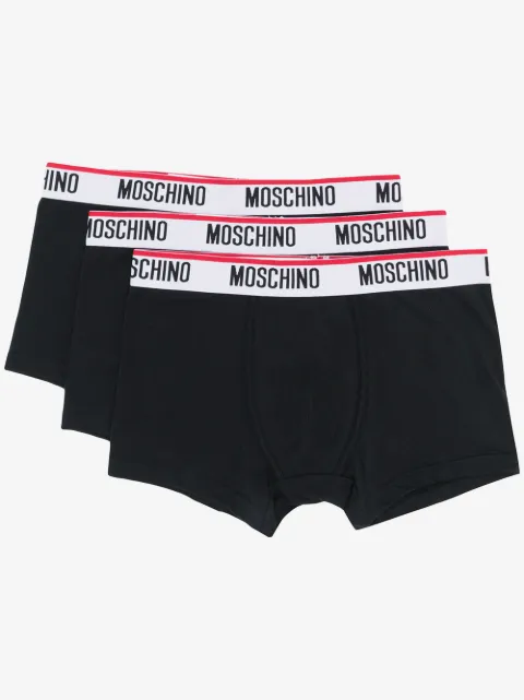 Moschino logo trim boxers