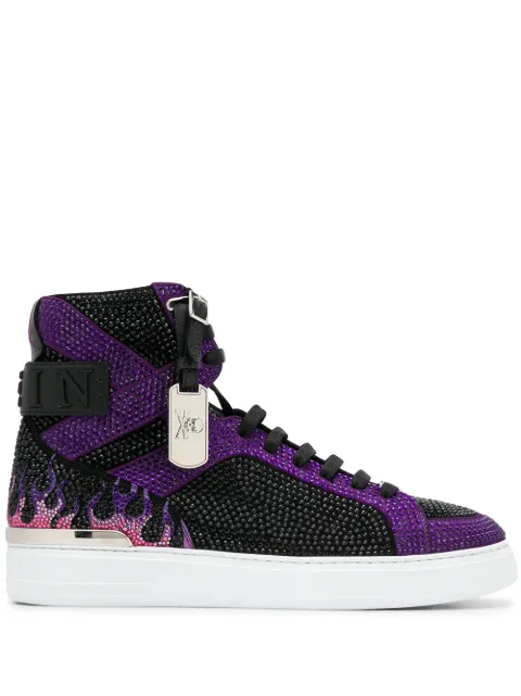 Philipp Plein высокие кеды Money Beast