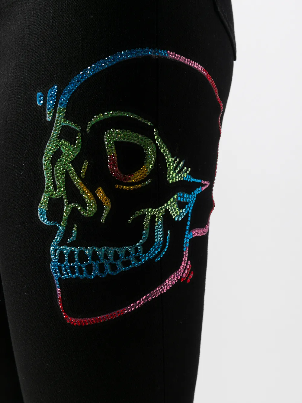 Philipp Plein Legging verfraaid met kristallen Zwart