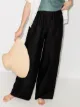 Image 2 of BONDI BORN linen wide-leg trousers