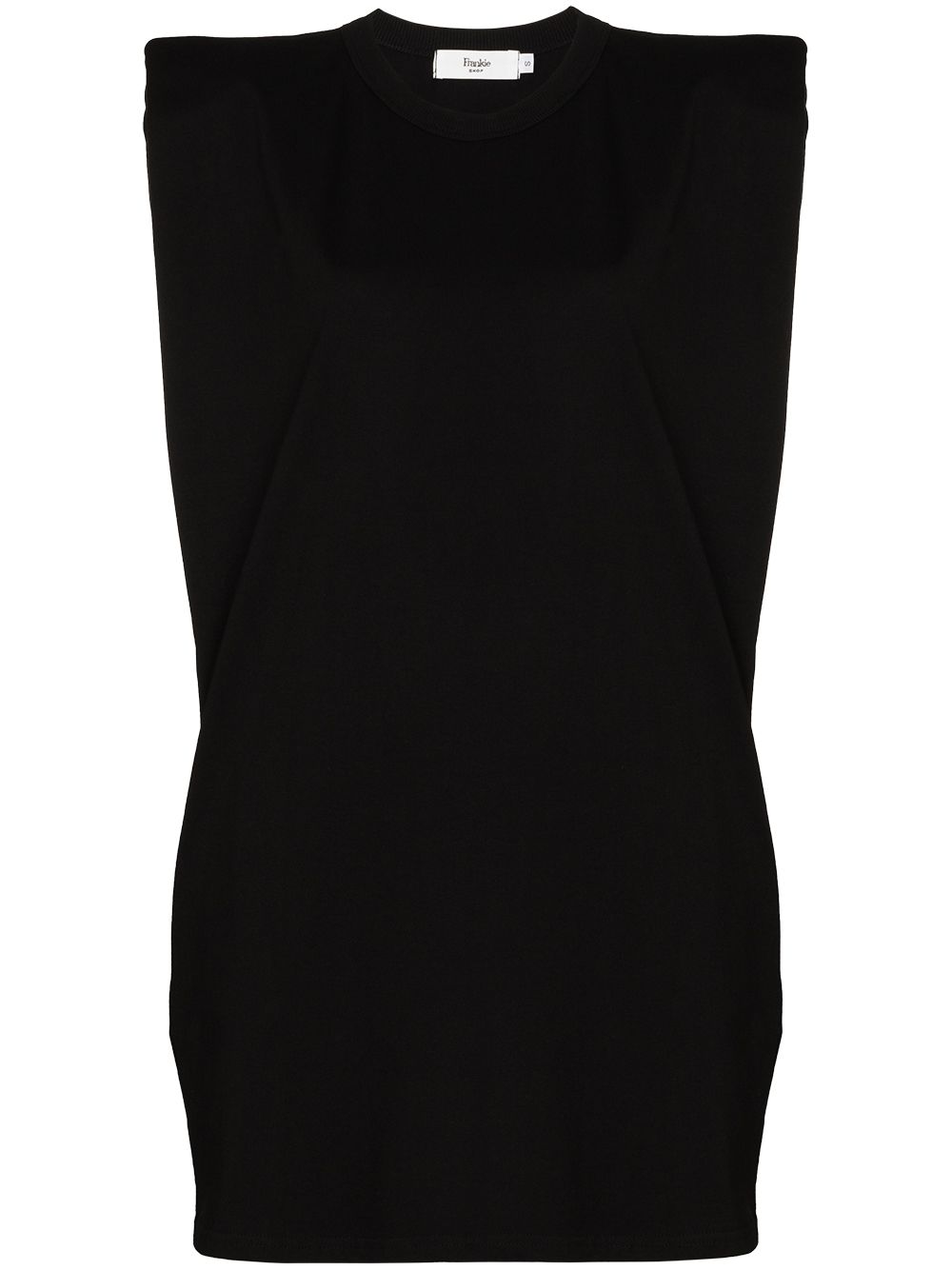 фото Frankie shop платье-футболка tina с объемными плечами