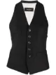 Image 1 of Dsquared2 striped button waistcoat