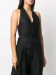 Dsquared2 striped button waistcoat