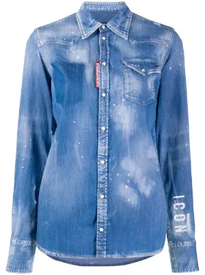 camicia jeans dsquared2