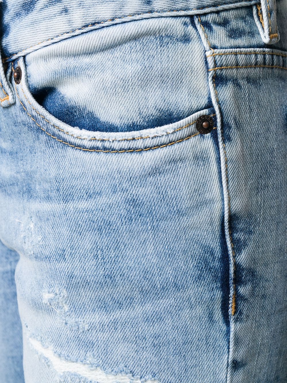 фото Dsquared2 джинсы с выбеленным эффектом