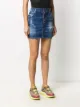 Dsquared2 distressed denim skirt