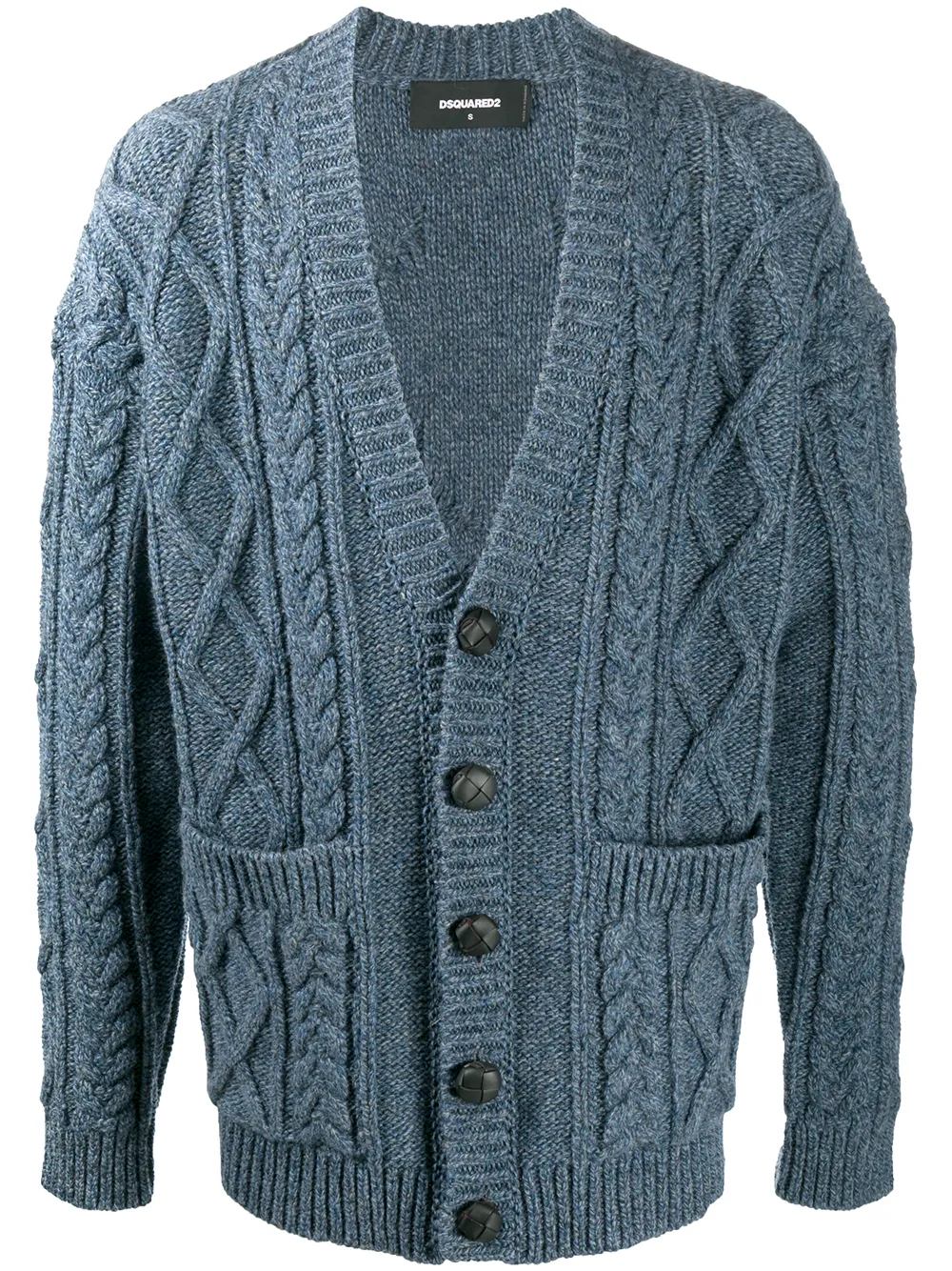 chunky cable cardigan