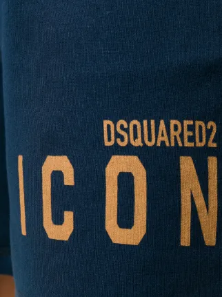 Icon logo print track shorts展示图